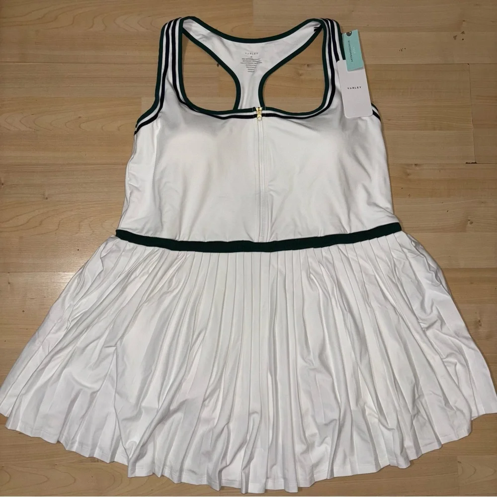 Varley Jane Sleeveless Court Mini Dress Women Sz 1X Preppy Pickleball Tennis NWT